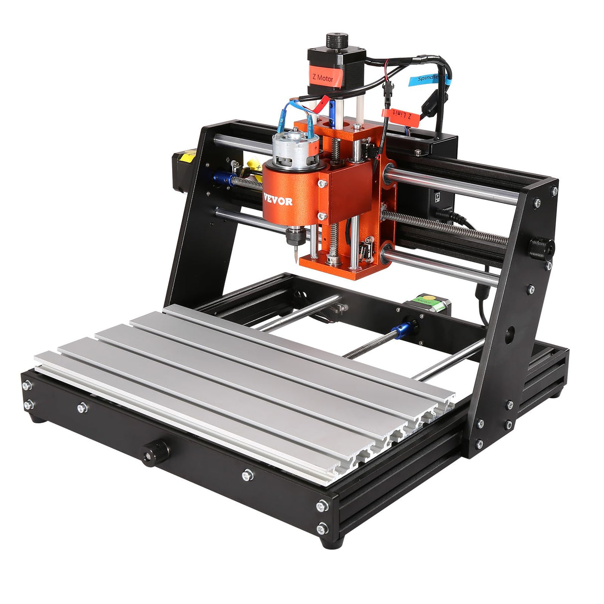 VEVOR CNC Router Machine, 120W 3 Axis GRBL Control Wood Engraving Carving Milling Machine Kit, 300 x 200 x 60 mm/11.8 x 7.87 x 2.36 in Working Area VEVOR