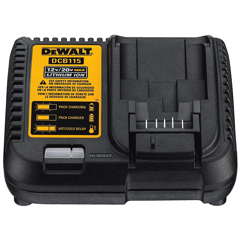 DEWALT 20V MAX Battery Adapter Kit, 18V to 20V, 2 Batteries and Charger Included (DCA2203C) - WoodArtSupply