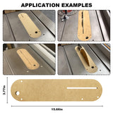 Dado Throat Plate Zero Clearance insert Fits Delta Table Saws 36-725, 36-725T2, 36-5152, 36-5000, 36-5000T2 RMSPO