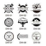 Personalised Deironply Wood Branding Iron - Custom Brass Stamp with Handle for Unique Crafting Deironply