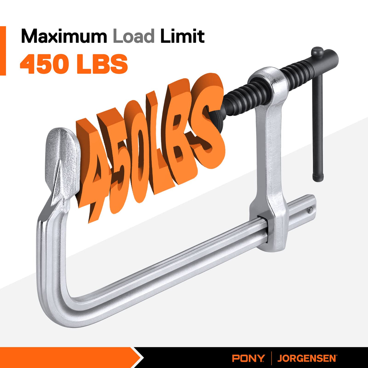 Jorgensen Bar Clamps, 6-Inch Light-duty Drop Forged Steel Bar Clamps for Woodworking and Welding, 2 Pack Jorgensen