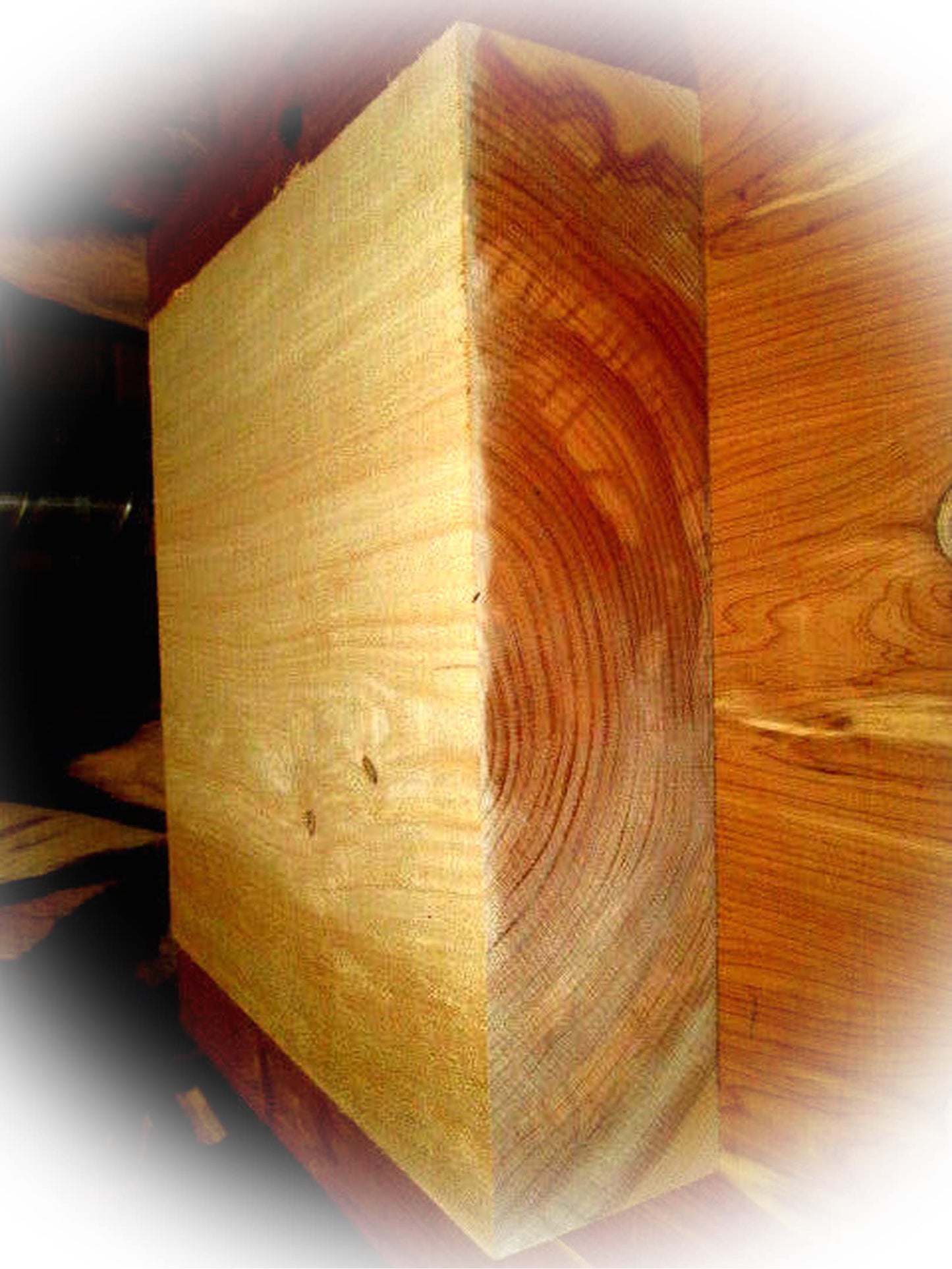 New Beautiful Beech Bowl Turning Blanks Lumber Wood Lathe Carve Lathe 8 X 8 X 3" Craft Wood Kit Set Supplies MON-0287TO