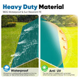 Quictent 10'X20' Heavy Duty Carport Car Canopy Carport Tent Car Shelter Canopy Outdoor Carport Canopy Boat Shelter-Green Quictent