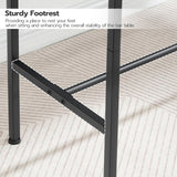 HOOBRO Bar Table, 47.1" Rectangular Pub Table, Tall Counter Height Pub Table, Long Bar Height Table for Small Space, Narrow High Top Table, Sturdy HOOBRO