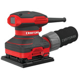 CRAFTSMAN Electric Sander, 1/4 inch Sheet, 13,500 OPM, 2 Amp, Corded (CMEW230) Craftsman