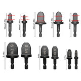 Copper Swaging Tool HVAC Drill, 11 Pcs HVAC Pipe Expander Tool Air Conditioner Manual Copper Pipe Swage Expander Drill Bit with 1/4'' 3/8'' 1/2'' TVlifams