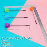 Silicone Resin Mixer Epoxy Mixer Paddles,Reusable Reusable Paint and Resin Mixer Paddle to Mix,Mixer for Drill Paint Mixer/Paint Stirrer for Mixing LFSUM