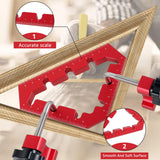 Tzdxfgl Corner Clamps for Woodworking Tools, 45 and 90 Degree Angle Clamps with Fixer, Aluminum Alloy Positioning Squares Right Angle Clamps, Precise Tzdxfgl