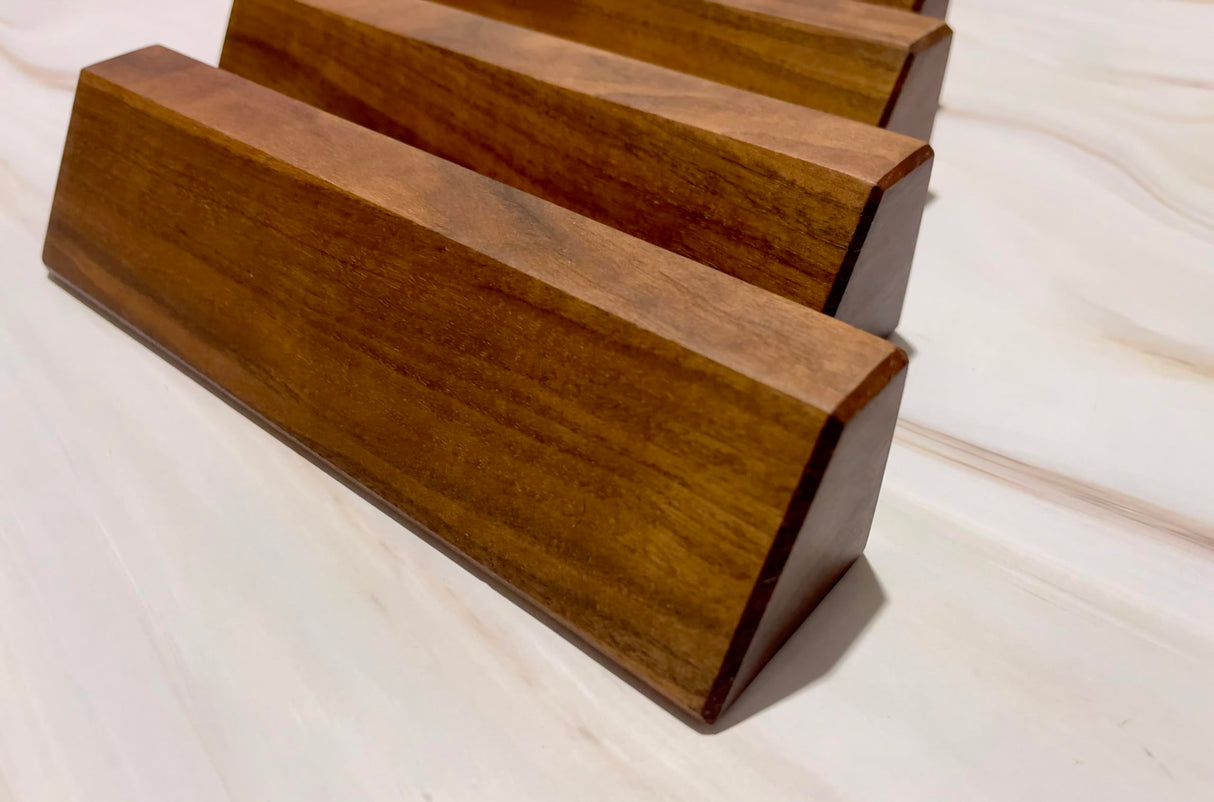 Wooden Solid Walnut Blank Desk Nameplate, Wooden Nameplate, DIY Personalizable Wooden Name Plaque for Office, Classroom or Gift (6" x 2") Generic