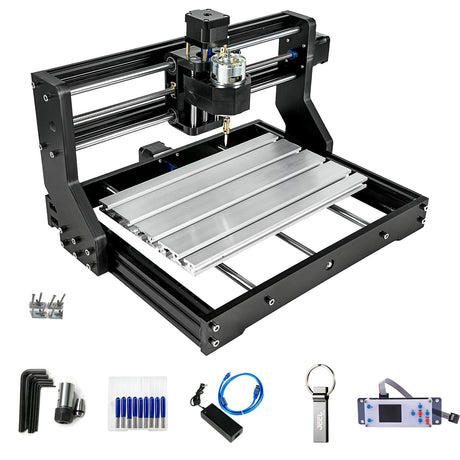 VEVOR CNC 3018-PRO Router Machine 3 Axis GRBL Control with Offline Controller Plastic Acrylic PCB PVC Wood Carving Milling Engraving Machine XYZ VEVOR