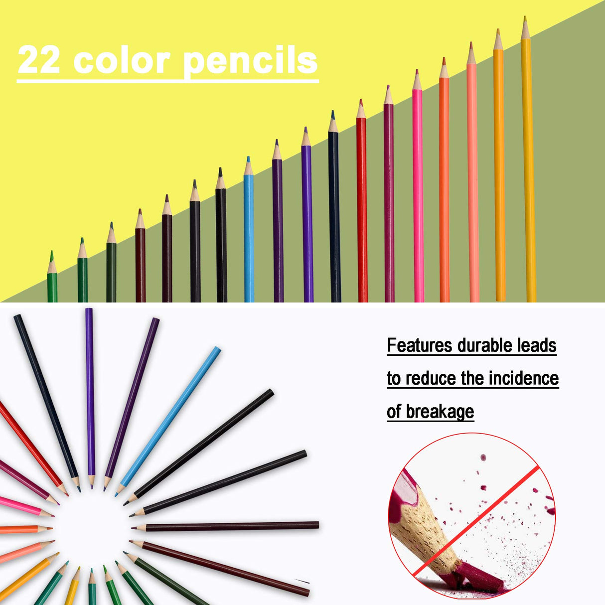 Darnassus 132-Piece Art Set, Deluxe Professional Color Set, Art Kit for Kids and Adult, With Compact Portable Case Darnassus