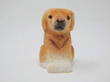 Labrador Retriever Dog Puppy Figurine Miniature Wood Carving Handmade Home Decor Small Animal Garden Statue Pet Selsela
