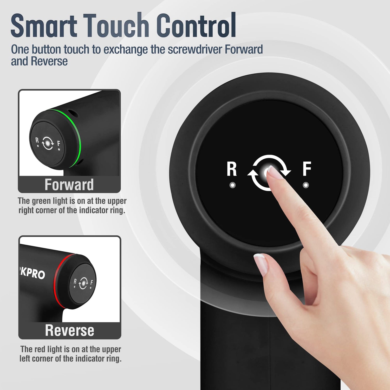 WORKPRO Electric Cordless Screwdriver Set, 4V USB Rechargeable Lithium-ion Battery Power Screwdriver Kit with LED Light, Screw Gun with 28pcs WORKPRO