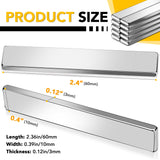 Strong Magnet - 25 Pack Neodymium Bar Magnets, Powerful Rare Earth Magnets - Industrial Strength NdFeB Magnet Set for Fridge, DIY, Crafts - 60 x 10 x DIYMAG