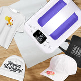 Heat Press Machine For T Shirts, 7" × 5" Portable Mini Heat Press Fast Even Heat, Easy Press T Shirt Printer Machine for HTV Vinyl and Heat Transfer KORGOL
