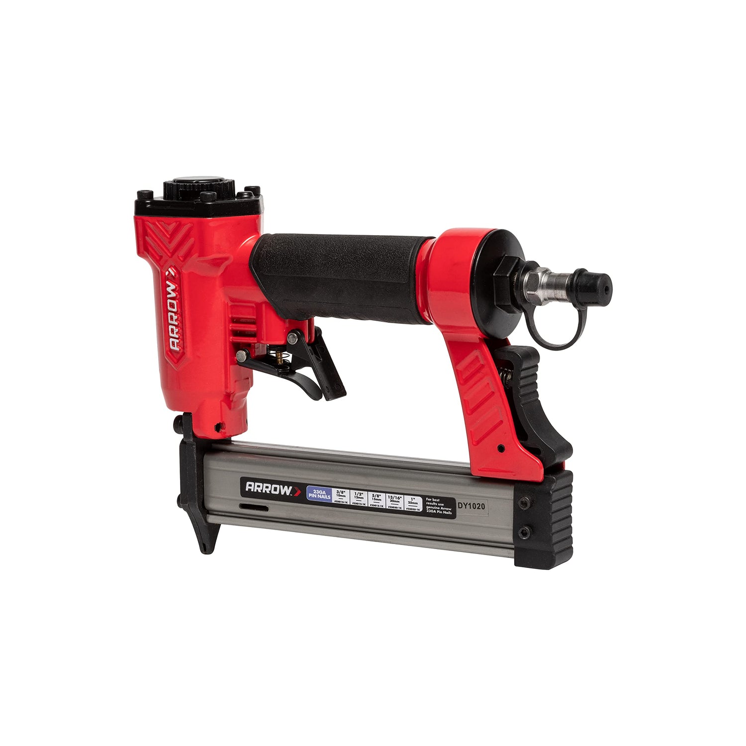 Arrow PT23G 23 Gauge Compact Pneumatic Pin Nail Gun, Oil-Free, Fits 3/8”, 1/2”, 5/8”, 13/16” and 1” Nails Arrow Fastener