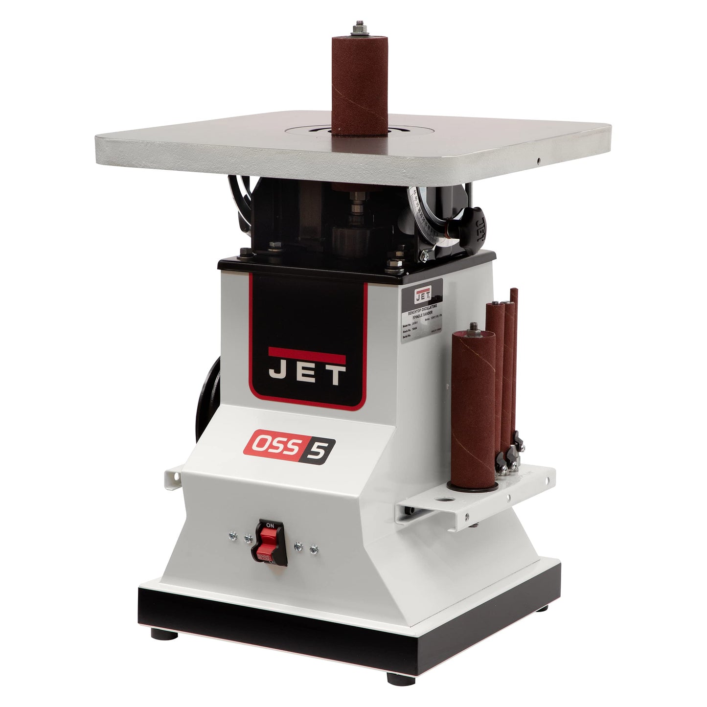 JET Benchtop Oscillating Spindle Sander, 1/2 HP, 1Ph 115V (JBOS-5) - WoodArtSupply