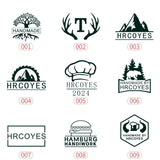 Personalized Custom Wood Burning Stamp with Handle - Unique Logo Branding Tool for Wood, Leather, and Food Generic