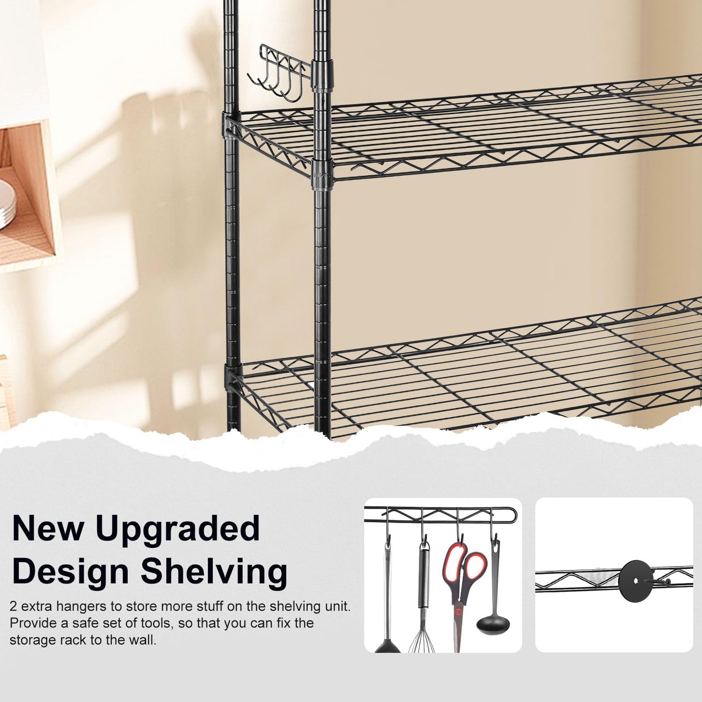 YNN Heavy Duty Storage Shelving Unit, 6 Tier Storage Shelves with Wheels Adjustable Storage Metal Shelf Wire Shelving Unit Organizer Storage Rack for - WoodArtSupply