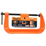 Pony Jorgensen 2680 8-Inch C-Clamp, Orange Pony Jorgensen