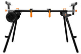 WEN Miter Saw Stand, Collapsible and Rolling with 3 Onboard Outlets (MSA330) WEN