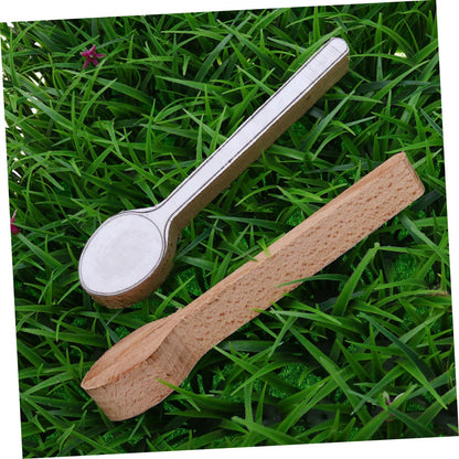 SEWACC 2 Pcs Wood Spoon Hand Carved Wooden Utensils Soup Spoon Blank Wooden Spoon Blocks Cooking Spoon Wooden Spoon Blanks Scoop Ordinary Spoon Hand - WoodArtSupply