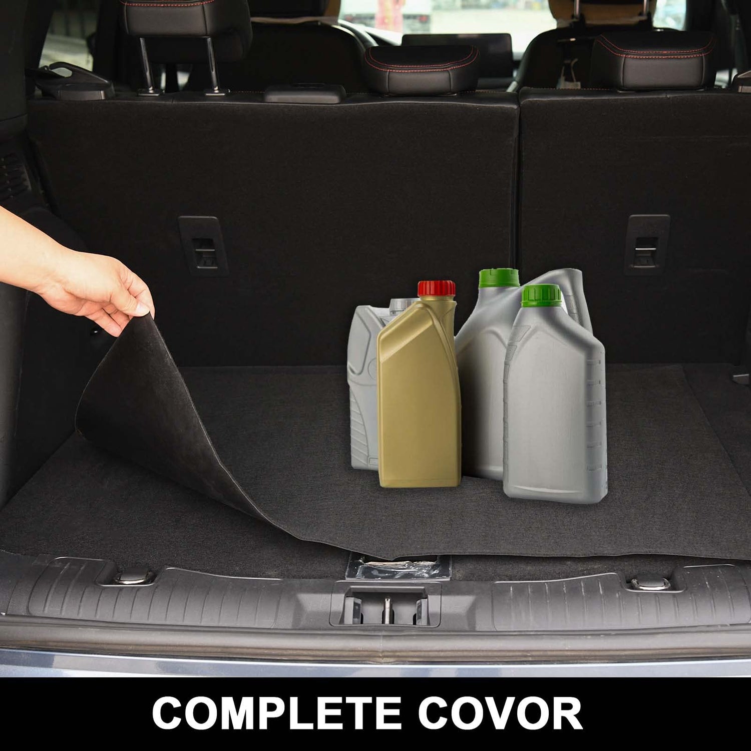 AiBOB Oil Spill Mat, 36 X 60 inches, Garage Floor Mat Under Car, Waterproof Backing Absorbent Pad Protects Floor, Durable, Reusable, Black AiBOB