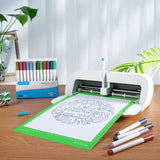 REALIKE 8.5”x12” Cutting Mat for Cricut Joy Xtra, Green standard Grip Cutting mats for Cricut Joy Xtra Accessories REALIKE
