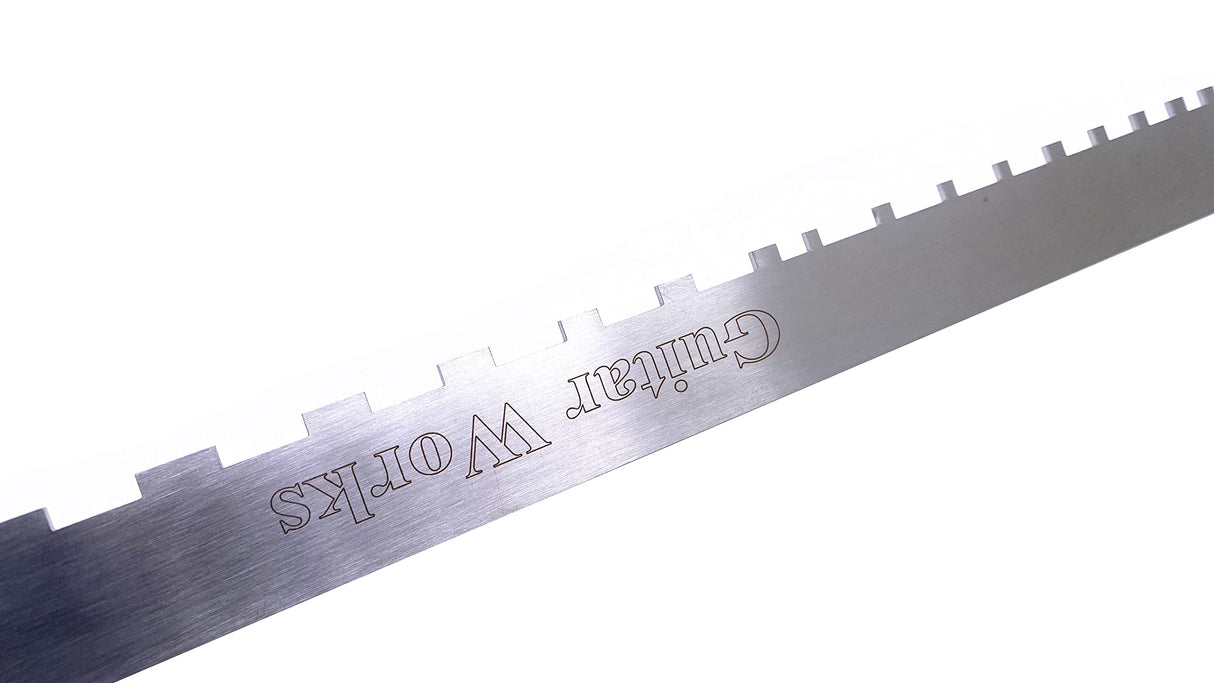 jiayouy Set of 14 Pieces Luthier Tools Set Guitar Neck Notched Straight Edge 9pcs Guitar Radius Gauge String Action Gauge Ruler Fret Rocker Fret Jiayouy