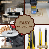 Basswood Sheets, 4 Pack 12×12 Inch Plywood Sheets, 1/4 Thin Plywood Board Thin Wood Board Sheets, Unfinished Wood Boards for Crafts, Hobby, Model Jusnboir