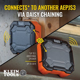 Klein Tools Bluetooth Jobsite Speaker with Magnet and Hook (AEPJS3) and Stainless Steel Tumbler with Flip-top Lid, Insulated 20 oz. Tradesman's Klein Tools