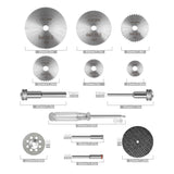 Kuenuilr Cutting Wheel Set Compatible with Plastic 36pcs for Rotary Tool, HSS Circular Saw Blades 6pcs, Resin Cutting Discs 20pcs, 545 Diamond Kuenuilr