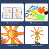 STEM Kit for Girls, Kids Crafts 8-12 Boys, Science Projects Activities Electronic Building Kits 6-8, 4-in-1 Craft Sets for Girl Engineering Toys, DIY BeAndge