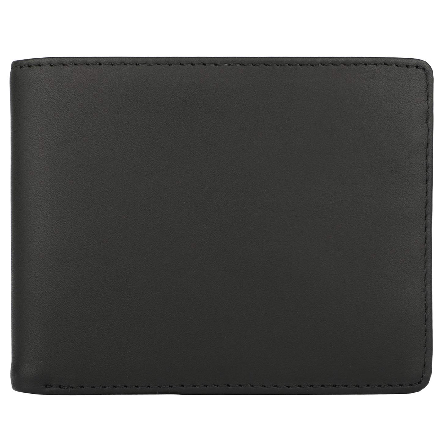 HIMI Wallet for Men-Genuine Leather RFID Blocking Bifold Stylish Wallet With 2 ID Window (Vintage Black)