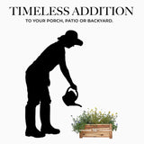 Avera Products | Raised Garden Bed | Rectangle Wood Planter Box | The Perfect Wooden Flower Box | 16" x 7.5" x 6.5" | Great Small Vegetable or Herb Avera Products