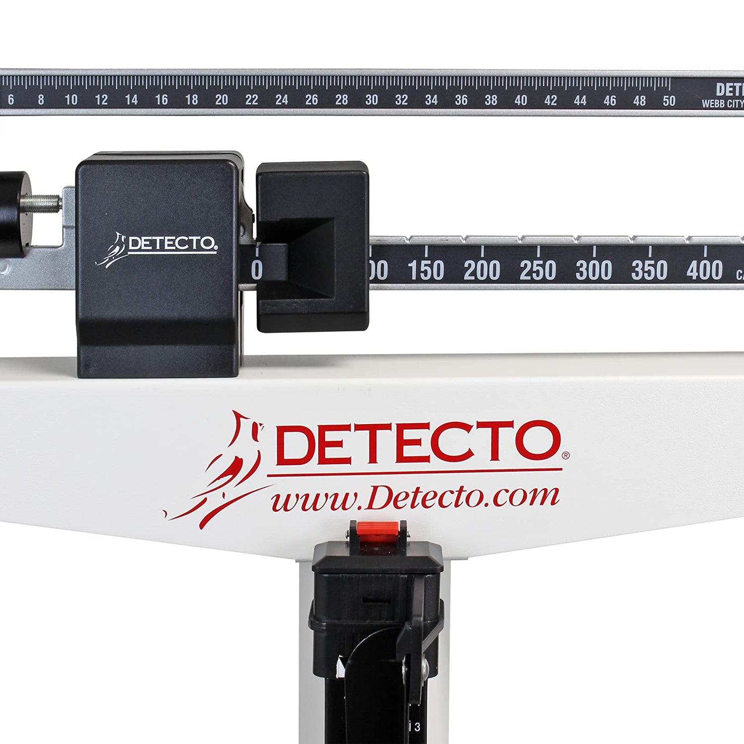 DETECTO 439, Physician's Scale, Mechanical Weigh Beam, 450 lb x 4 oz, Height Rod Detecto