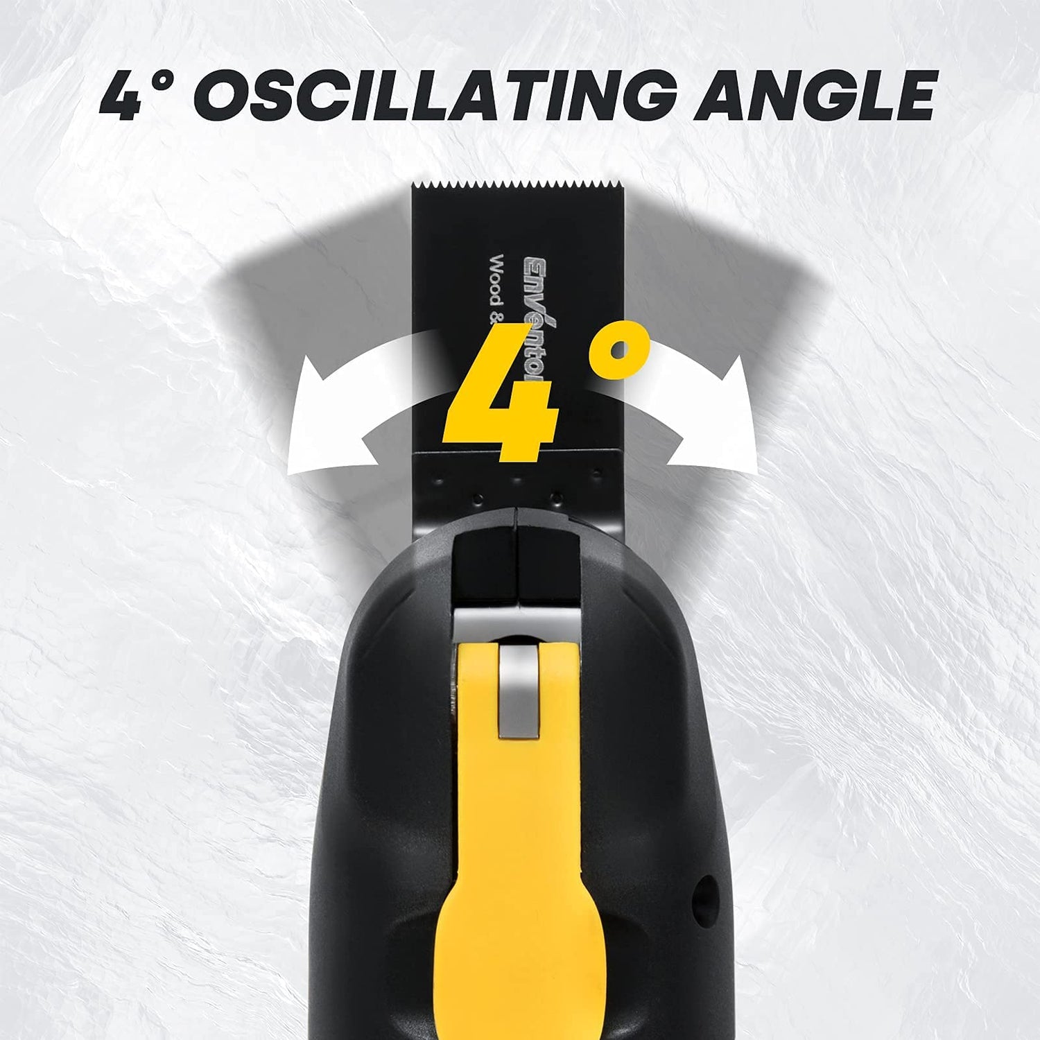 ENVENTOR Cordless Oscillating Tool, 20V Brushless Oscillating Multitool Kit with 6 Variable Speed, 4° Oscillation Angle, 28 pcs Accessories, Fast Enventor