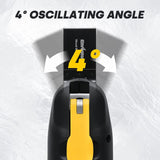 ENVENTOR Cordless Oscillating Tool, 20V Brushless Oscillating Multitool Kit with 6 Variable Speed, 4° Oscillation Angle, 28 pcs Accessories, Fast Enventor