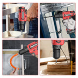 PULITUO Cordless Drill Set, 20V Electric Power Drill with Battery And Charger, Torque 30N, 21+1 Torque Setting, 2 Various Speed, with 43pcs Drill PULITUO