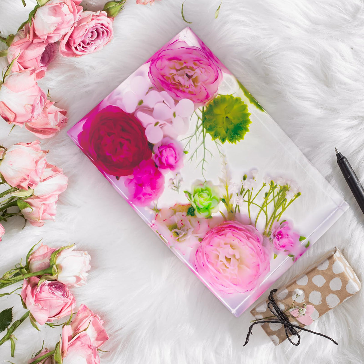 YOILES Resin Molds, Rectangle Silicone Molds for Resin, Epoxy Resin Molds for Flower Preservation, Large Resin Mold for DIY Wedding Bouquet YOILES