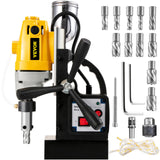 Mophorn 1100W Magnetic Drill Press with 1-1/2 Inch (40mm) Boring Diameter MD40 Magnetic Drill Press Machine 2810 LBS Magnetic Force Magnetic Drilling VEVOR
