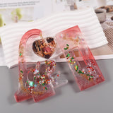 Love Photo Frame Resin Molds Epoxy Resin Picture Frame Mold Handmade Silicone Mold Resin Casting Molds for DIY Valentine's Day Gifts Ornament Crafts OMDBAGD