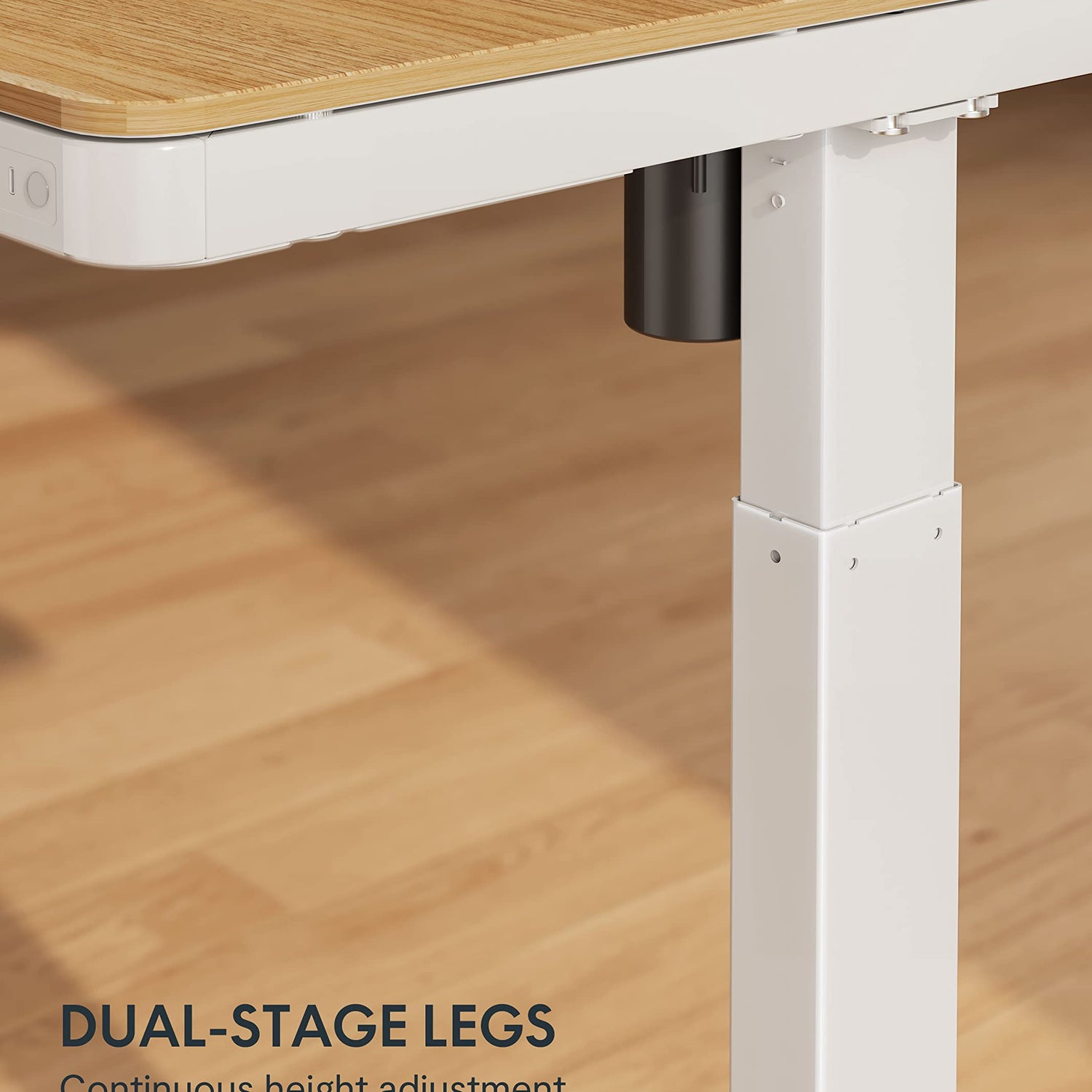 FLEXISPOT 55" Electric Standing Desk with Drawers, Quick Assembly Home Office Sit Stand Desk with Storage, USB Charging, Computer Desk for Home FLEXISPOT