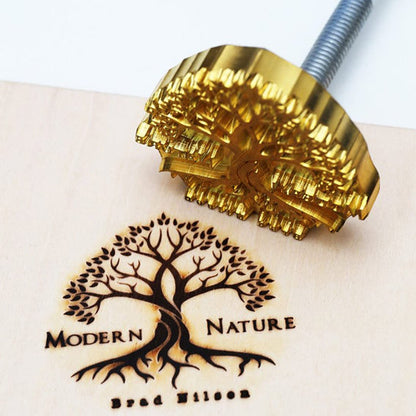 Custom Branding Iron for Wood and Leather – Personalise Your Crafts with Arokimi's Premium Heat Stamp (1"x1") - WoodArtSupply