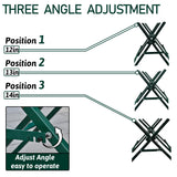 FLITURE Saw Horses Heavy Duty Folding Saw Horses Metal Log Holder for Cutting Saw Horse Adjustable Sawhorse Support 260LB Weight Capacity FLITURE