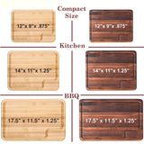 Custom Cutting Boards Wood Engraved Cutting Board Personalized, USA Made - Thick Maple/Walnut Personalized Cutting Boards Wood Engraved, Personalized Drapela Works