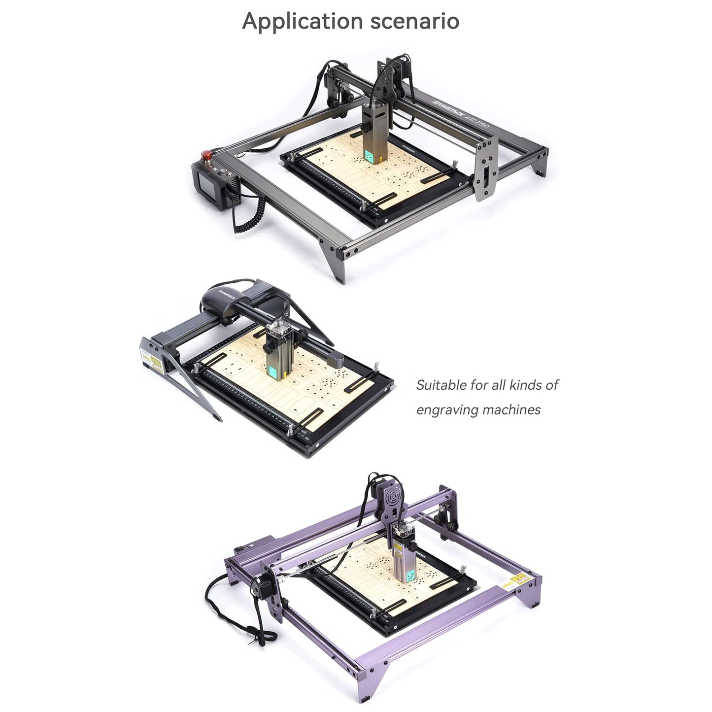 ATOMSTACK Laser Engraver Honeycomb Working Table, Honeycomb Laser Bed Panel with Fixture for CO2 and Diode Laser Engraving Machine, 380x284x22mm - WoodArtSupply