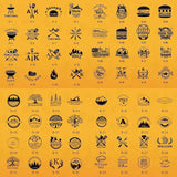 Customizable Brass Branding Iron for Burger Buns and Food Art TPFOON