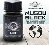 Musou Black Water-based Acrylic Paint - 100ml - Made in Japan - Blackest Black in the World KOYO ORIENT JAPAN CO.,LTD.