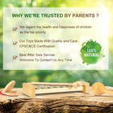 LOOIKOOS Toddler Musical Instruments, Eco Friendly Musical Set for Kids Preschool Educational, Natural Wooden Percussion Instruments Musical Toys for LOOIKOOS